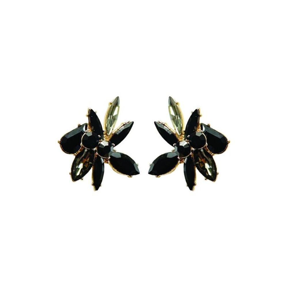 Carolina Herrera Crystal Cluster Stud Earrings